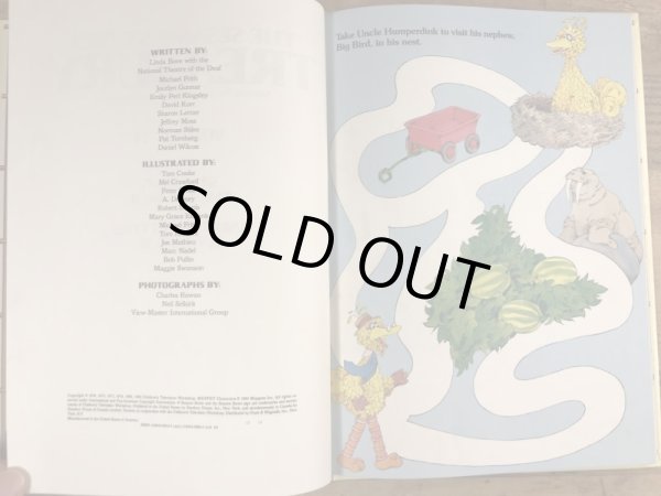 80年代頃のセサミストリートのヴィンテージのピクチャーブック