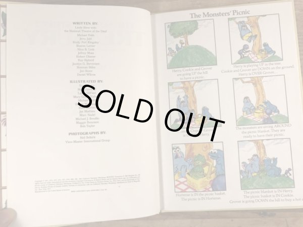 80年代頃のセサミストリートのビンテージの絵本