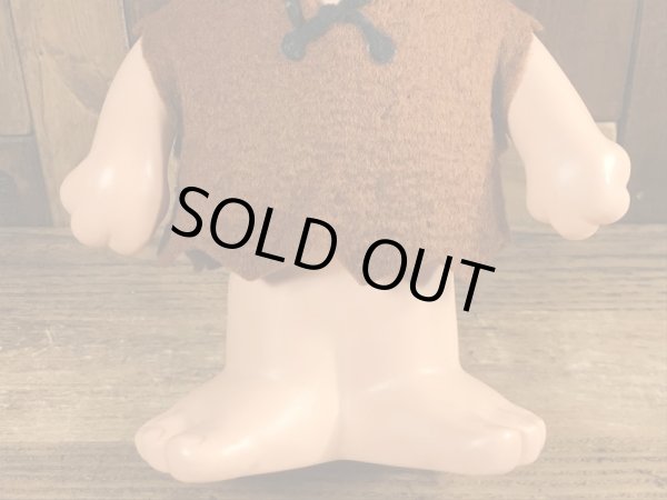 70’sのフリントストーンのバーニーのヴィンテージの貯金箱フィギュア