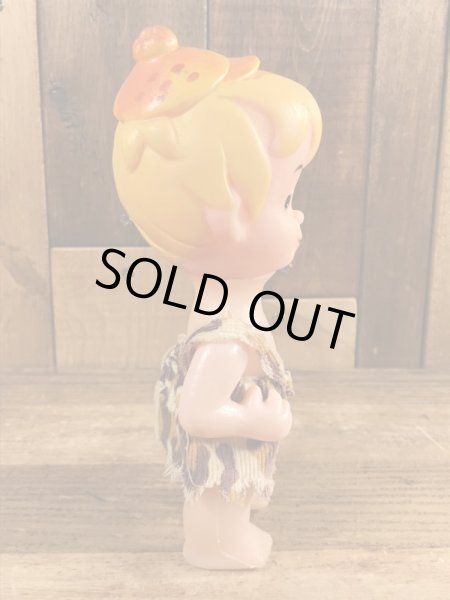 70年代頃のフリントストーンのバンバンのビンテージのフィギュア