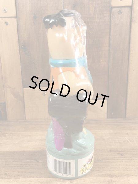 90年代頃のフリントストーンのフレッドのビンテージのバブルバスボトル