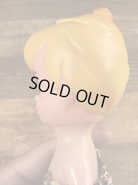 70年代頃のフリントストーンのバンバンのビンテージのフィギュア