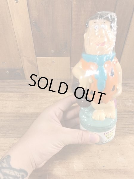 90’sのフリントストーンのフレッドのヴィンテージのシャンプーボトル