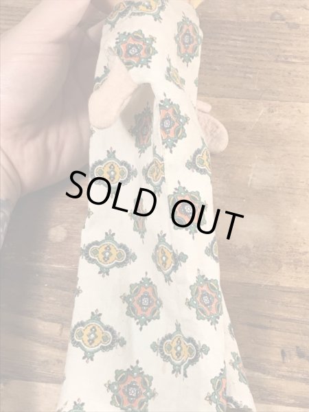 60’sのフリントストーンのバンバンのヴィンテージのハンドパペット人形