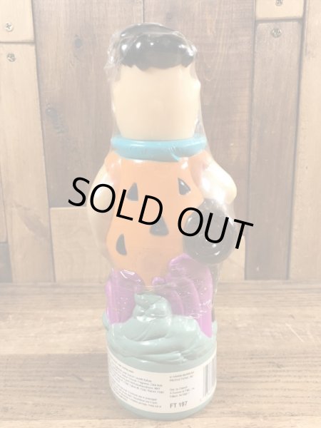 90’sのフリントストーンのフレッドのヴィンテージのシャンプーボトル