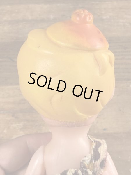 70年代頃のフリントストーンのバンバンのビンテージのフィギュア