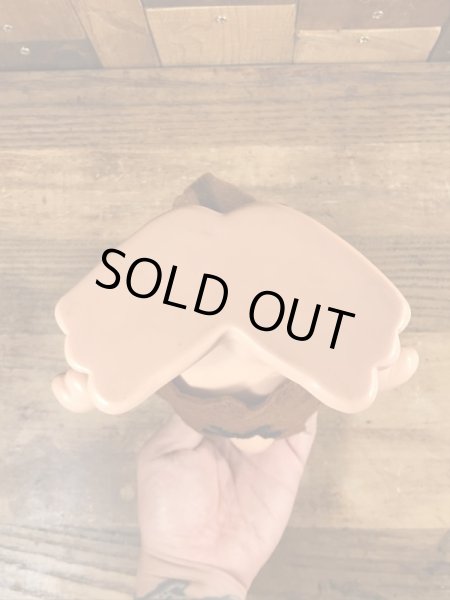 70’sのフリントストーンのバーニーのヴィンテージの貯金箱フィギュア