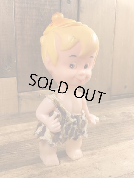 70年代頃のフリントストーンのバンバンのビンテージのフィギュア