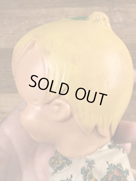 60年代頃のフリントストーンのバンバンのビンテージのハンドパペットドール