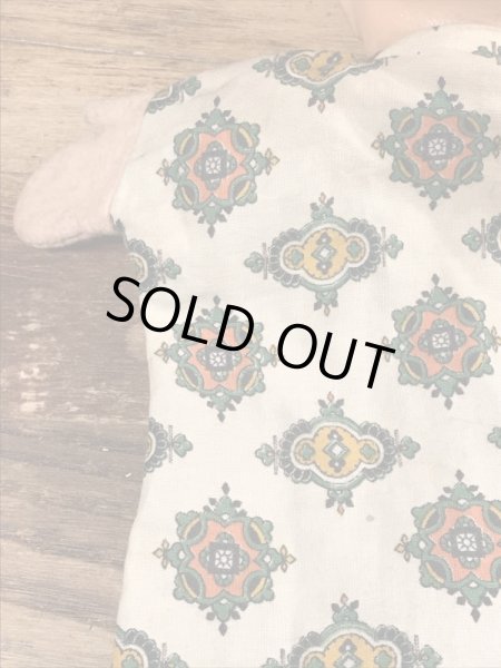 60’sのフリントストーンのバンバンのヴィンテージのハンドパペット人形