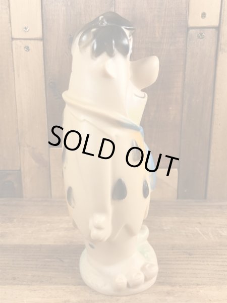 70年代頃のフリントストーンのフレッドのビンテージのスクイーズドール