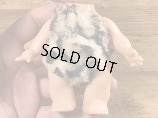 60~70’sのフリントストーンに似た原始人のヴィンテージのフィギュア