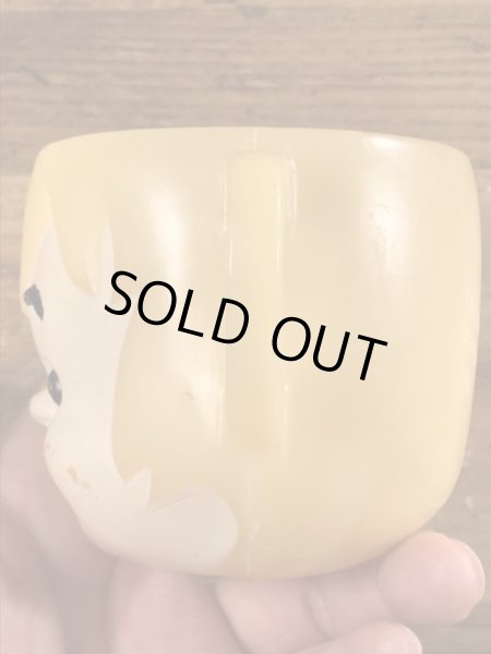 60年代頃のフリントストーンのバンバンのビンテージのマグカップ