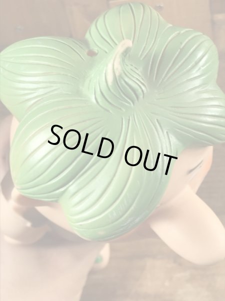 60年代頃のフリントストーンのバーニーのビンテージのラバーフィギュア