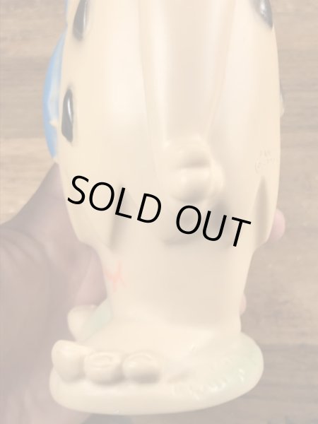 70’sのフリントストーンのフレッドのヴィンテージのスクイーズフィギュア