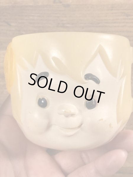 60年代頃のフリントストーンのバンバンのビンテージのマグカップ