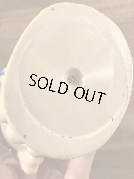 70’sのフリントストーンのフレッドのヴィンテージのスクイーズフィギュア