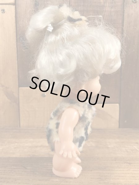 60~70年代頃のフリントストーンに似た原始人のビンテージのドール