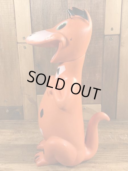 60’sのフリントストーンのディノのヴィンテージのソフビフィギュア