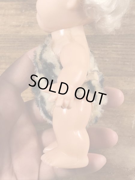 60~70’sのフリントストーンに似た原始人のヴィンテージのフィギュア