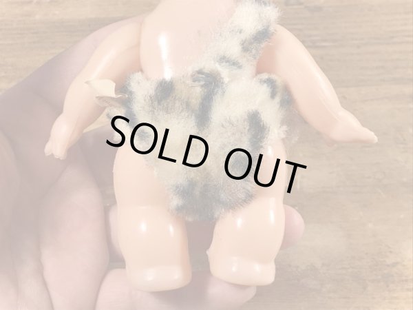 60~70’sのフリントストーンに似た原始人のヴィンテージのフィギュア