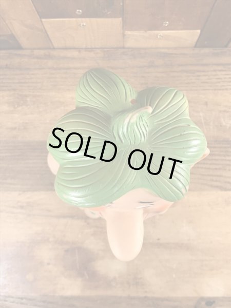 60年代頃のフリントストーンのバーニーのビンテージのラバーフィギュア