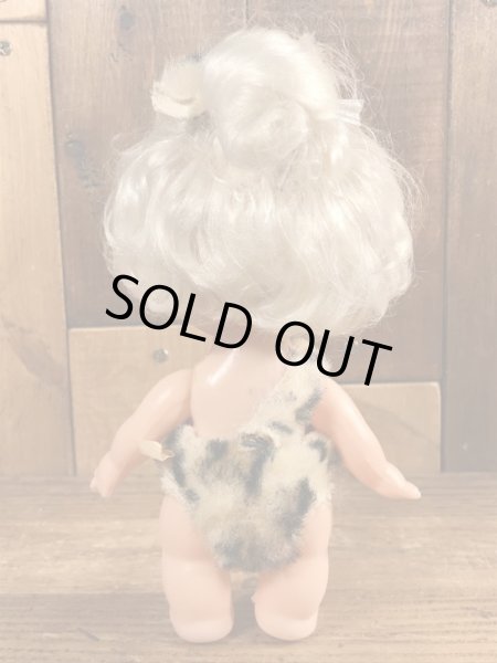 60~70’sのフリントストーンに似た原始人のヴィンテージのフィギュア