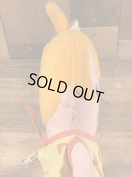 70年代頃のフリントストーンのペブルスのビンテージのラグドール