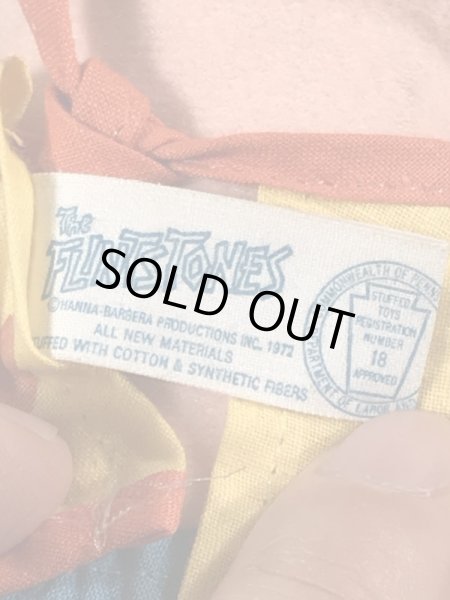 70’sのフリントストーンのペブルスのヴィンテージのぬいぐるみ