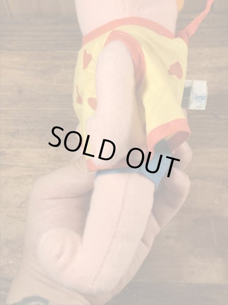 70’sのフリントストーンのペブルスのヴィンテージのぬいぐるみ