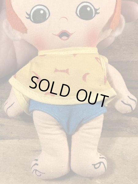 70’sのフリントストーンのペブルスのヴィンテージのぬいぐるみ