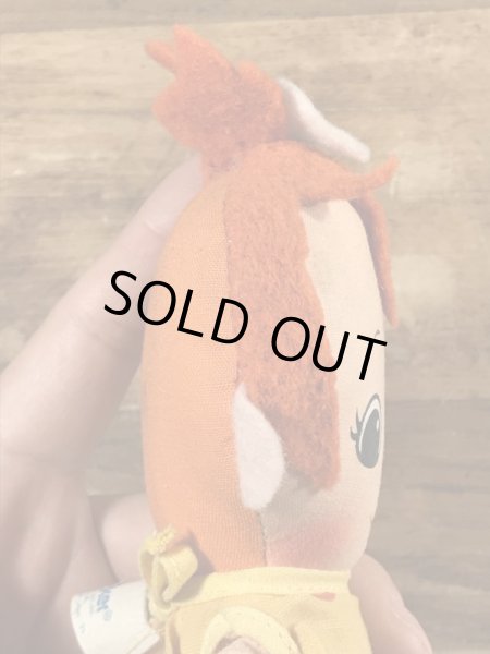 70年代頃のフリントストーンのペブルスのビンテージのミニラグドール