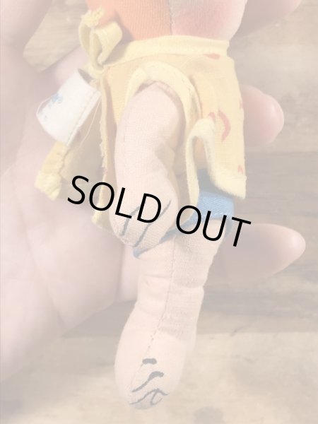 70’sのフリントストーンのペブルスのヴィンテージのぬいぐるみ