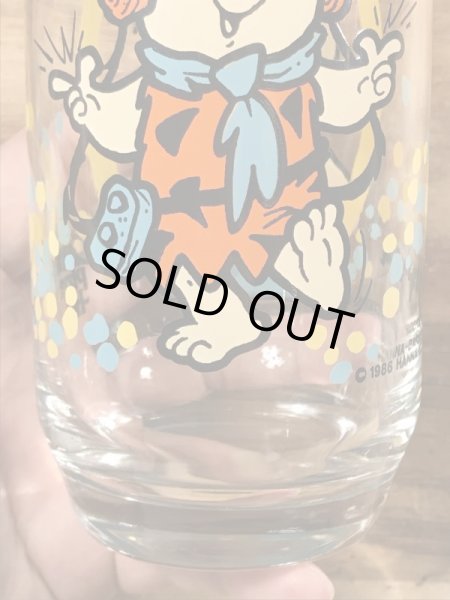 画像14: The Flintstones Kids Freddy Glass　フリントストーンキッズ　ビンテージ　グラス　フレディ　80年代 (14)