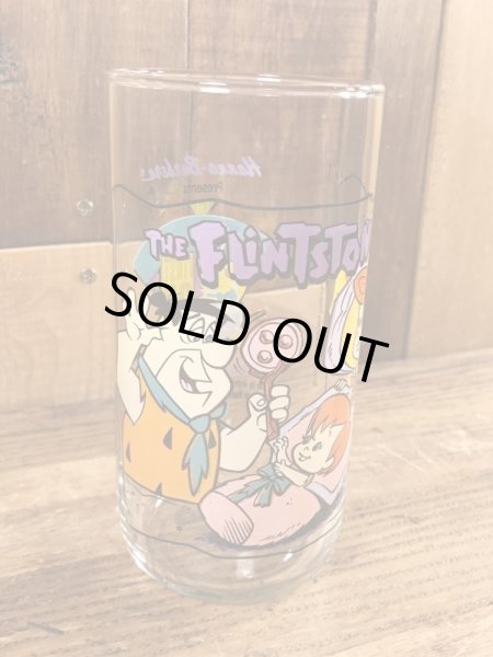90年代頃のフリントストーンのビンテージのグラス