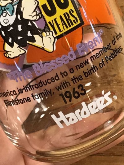 画像3: The Flintstones The First 30 Years “The Blessed Event” Glass　フリントストーン　ビンテージ　グラス　ガラスコップ　90年代