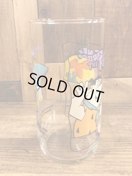 90年代頃のフリントストーンのビンテージのグラス