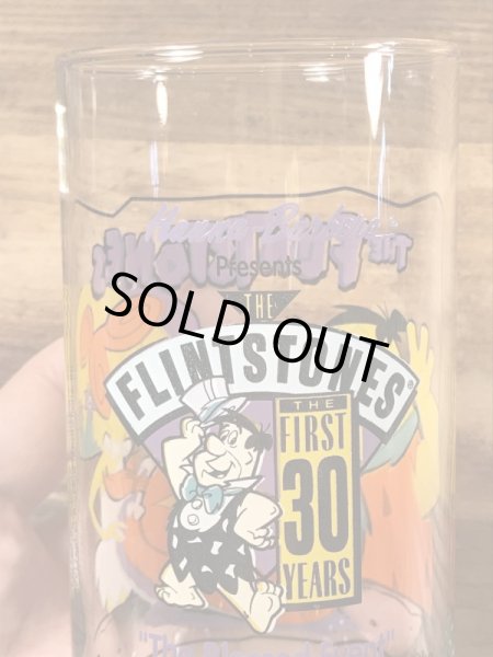 90年代頃のフリントストーンのビンテージのグラス