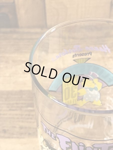 90年代頃のフリントストーンのビンテージのグラス