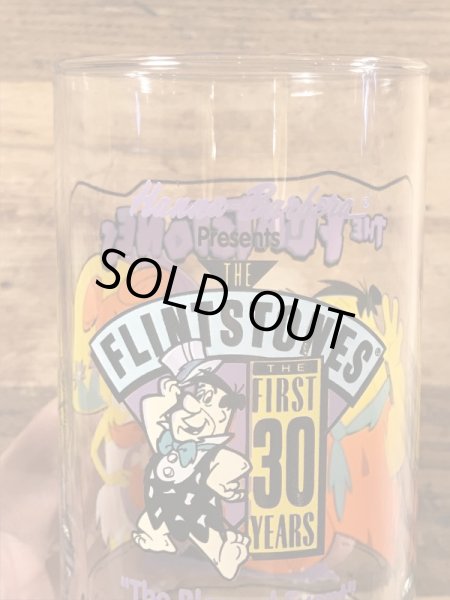 90年代頃のフリントストーンのビンテージのグラス