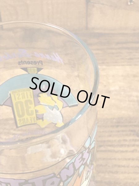 90’sのフリントストーンのヴィンテージのガラスコップ