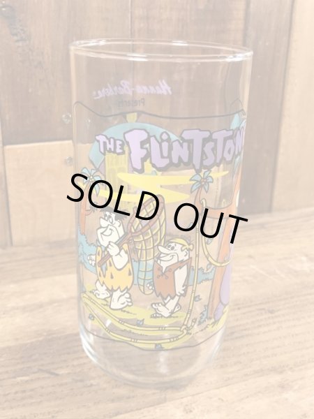 90年代頃のフリントストーンのビンテージのグラス