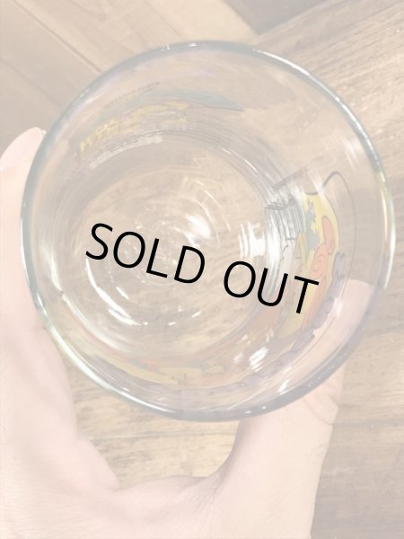 90年代頃のフリントストーンのビンテージのグラス