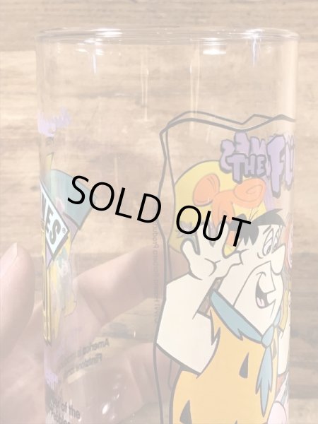 90年代頃のフリントストーンのビンテージのグラス