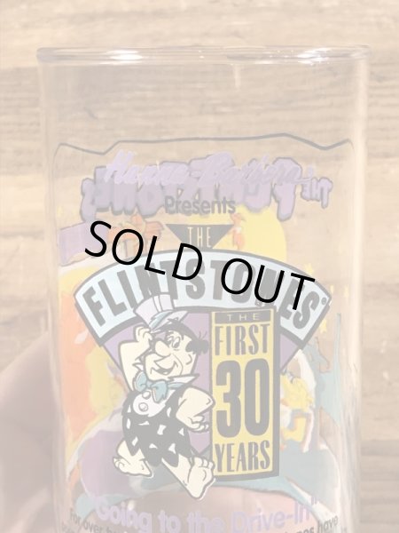 90年代頃のフリントストーンのビンテージのグラス