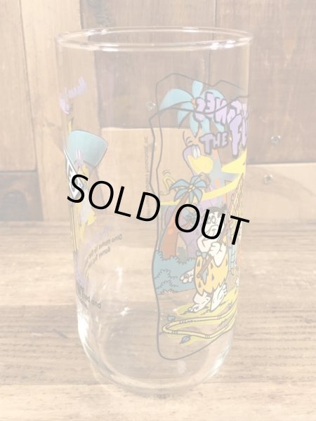 90年代頃のフリントストーンのビンテージのグラス