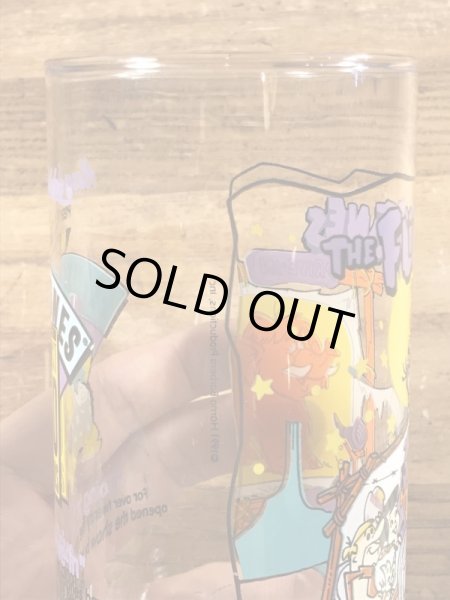 90年代頃のフリントストーンのビンテージのグラス