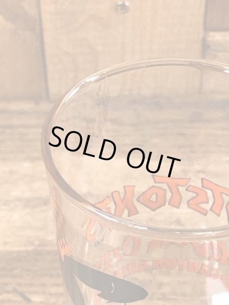 70年代頃のフリントストーンのビンテージのガラスコップ