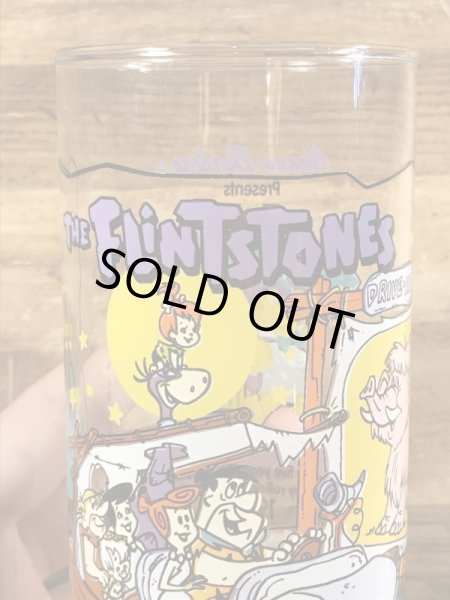 90年代頃のフリントストーンのビンテージのグラス