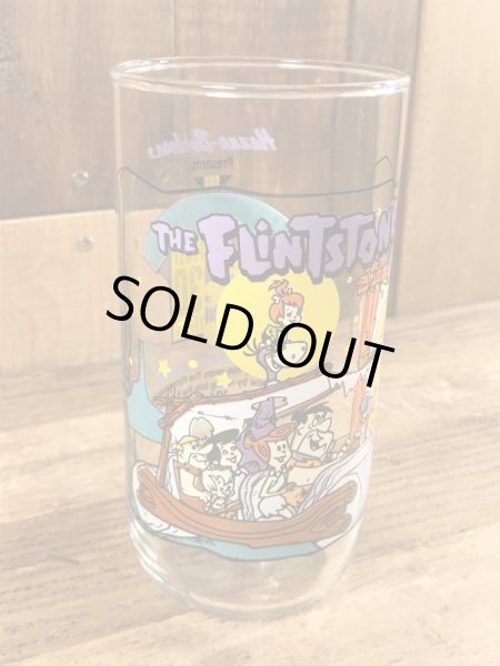 90年代頃のフリントストーンのビンテージのグラス